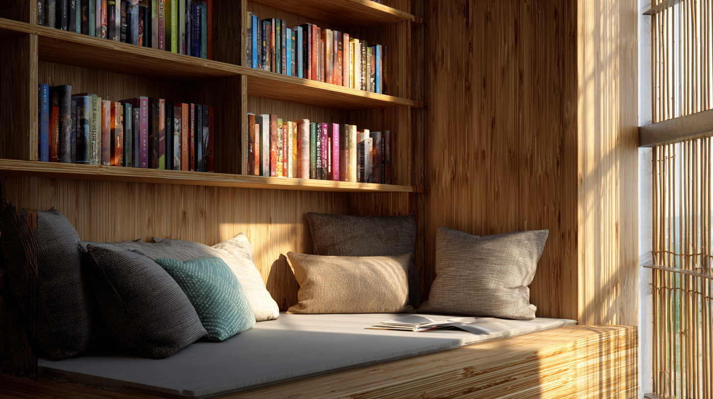 LightShelf Bücherregal: Tageslichtleitendes Bücher­möbel aus Bambus-Glasfasermix mit integrierter VOC-Filterung